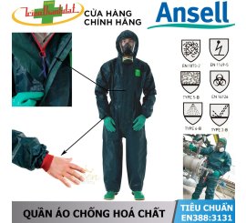 QUẦN ÁO CHỐNG HÓA CHẤT ALPHATEC 4000
