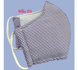 KHẨU TRANG VẢI CHỐNG BỤI 3 LỚP