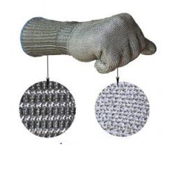 GĂNG TAY CHỐNG CẮT BẰNG SỢI THÉP LOẠI DÀI 47CM